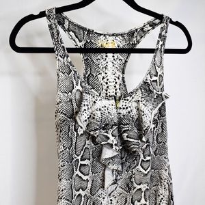 Snake skin tank top